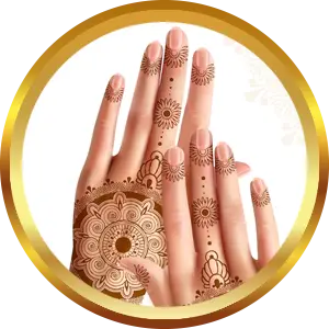 Mehandi button