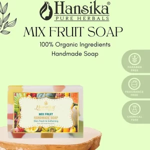 HANSIKA MIX FRUIT SOAP 125 GMS